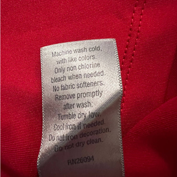 Champion Athletic Tank Top in Red with Black Trim with Shelf Bra Size Small - Picture 5 of 5